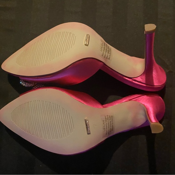 Hot Pink Open toed glamorous sandals - Picture 6 of 6